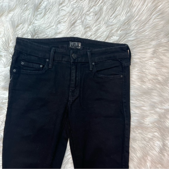 • MOTHER • The Looker Skinny Jeans A Model Spy Black - Picture 5 of 14
